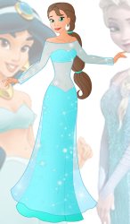 Princess Jessa (Jasmine and Elsa) Meme Template