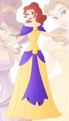 Princess Mel (Megara and Belle) Meme Template
