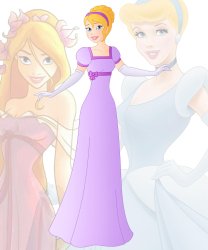 disney fusion: Cinderella and Giselle Meme Template