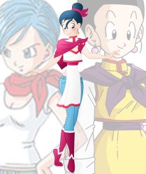 Commision for phantom115cw chichi and bulma fusion Meme Template