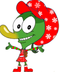 Marion with Christmas dress Meme Template