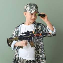 boy child with toy gun Arbie JPP Meme Template