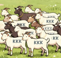 JPP KKK Krazy Kookie Klub Goat herd Meme Template