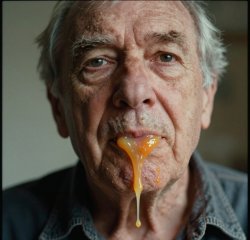 MAGAt orange goo on face JPP Meme Template