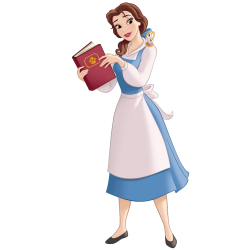 Belle beauty and the beast png Meme Template
