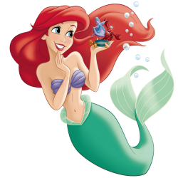 Ariel the little mermaid png Meme Template