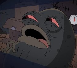 Smiling friends century egg Meme Template