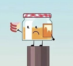 Jammy BFDIE holding cake! Meme Template