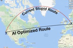 AI route fail Meme Template