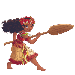Moana The Tribal Warrior Princess Meme Template