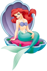 Princess Ariel in the shell Meme Template