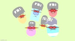 MR MEN LITTLE MISS FBI Meme Template