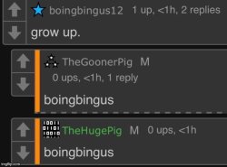 grow up boingbingus Meme Template