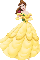 Princess Belle Holding a Rose on her Each Hands ? Meme Template