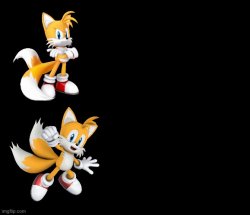 Tails Hotline Bling Meme Template