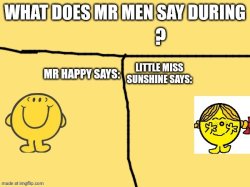 Mr Happy Vs Little Miss Sunshine Meme Template