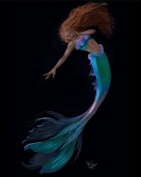 black ariel Meme Template