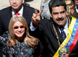 Nicolas Maduro and wife Cilia Flores Meme Template