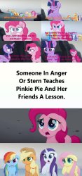 Who Teaches Pinkie Pie And Her Friends A Lesson Meme Template