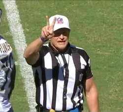 NFL referee second down Meme Template