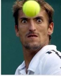 Tennis guy stare meme Meme Template