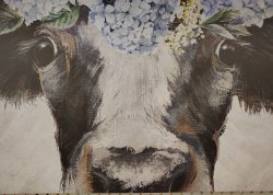 Worried Cow Meme Template