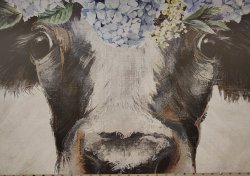 Worried Cow Meme Template