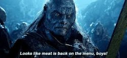 meat is back on the menu orc Meme Template