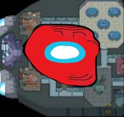 Amogus Trollge Meme Template