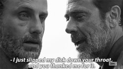 Negan and Rick Meme Template