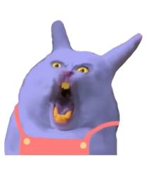 Kinda Realistic Jax Screaming Meme Template