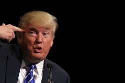 Trump head point Meme Template