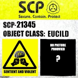 SCP-21345 Meme Template