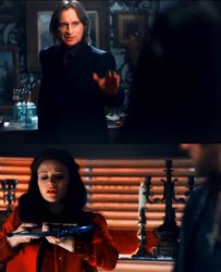 Mr. Gold and Crossbow Belle Meme Template