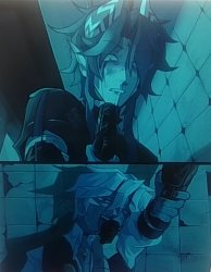 Dakho and Ariko holding eachother at gunpoint Meme Template