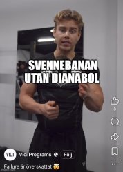 Svennebanan utan Dianabol Vici Programs Meme Template