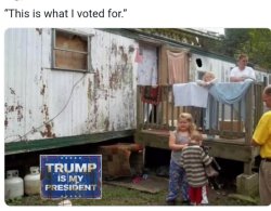 White trash TrumpBillies Meme Template