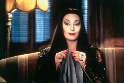 Morticia Knitting Meme Template