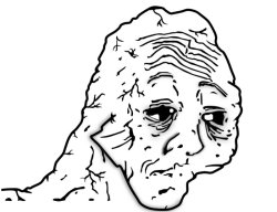 exhausted wojak Meme Template
