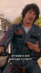 My name is rod and I like to party Meme Template