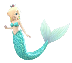 Mermaid Rosalina Meme Template