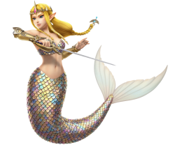 Mermaid Zelda Meme Template