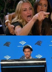 Woman Yelling at Bryc Meme Template