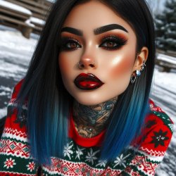 winter beauty Meme Template