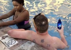 Pool bragging to chick Meme Template