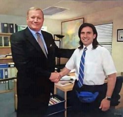 Hand shake smiling Meme Template