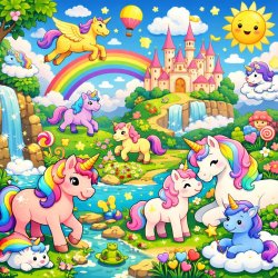 A world full of unicorns Meme Template