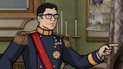 cyril figgis dictator Meme Template