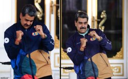 Maduro does the Trump dance Meme Template