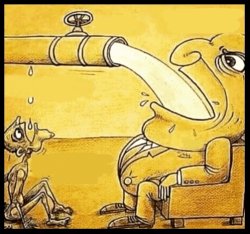 Water Pipe Dripping Into Mouth Meme Template